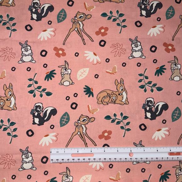 Disney Licensed Bambi & Friends Pack Cotton Fabric - 1/2 Yard - Flower, Thumper - Picture 3 of 8